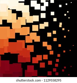 Abstract halftone background pattern. Squared colorful vector line illustration
