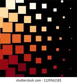 Abstract halftone background pattern. Squared colorful vector line illustration
