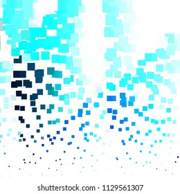 Abstract halftone background pattern. Squared colorful vector line illustration
