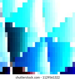 Abstract halftone background pattern. Squared colorful vector line illustration
