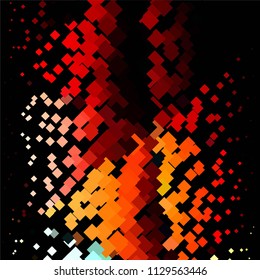 Abstract halftone background pattern. Squared colorful vector line illustration
