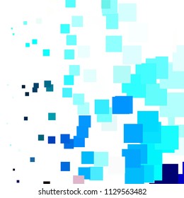 Abstract halftone background pattern. Squared colorful vector line illustration
