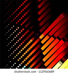 Abstract halftone background pattern. Squared colorful vector line illustration
