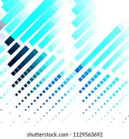 Abstract halftone background pattern. Squared colorful vector line illustration

