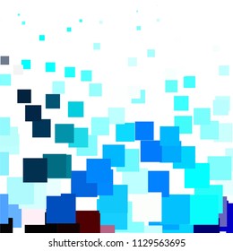 Abstract halftone background pattern. Squared colorful vector line illustration
