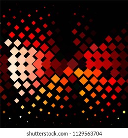 Abstract halftone background pattern. Squared colorful vector line illustration
