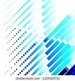 Abstract halftone background pattern. Squared colorful vector line illustration
