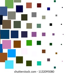 Abstract halftone background pattern. Squared colorful vector line illustration
