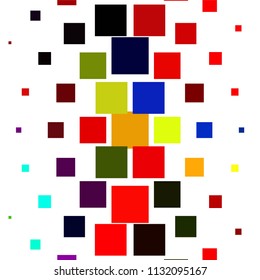 Abstract halftone background pattern. Squared colorful vector line illustration
