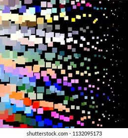 Abstract halftone background pattern. Squared colorful vector line illustration
