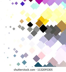 Abstract halftone background pattern. Squared colorful vector line illustration
