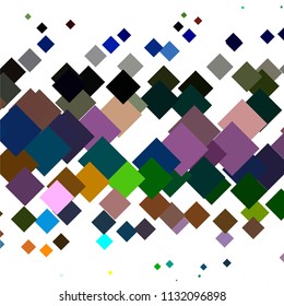 Abstract halftone background pattern. Squared colorful vector line illustration
