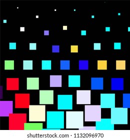 Abstract halftone background pattern. Squared colorful vector line illustration

