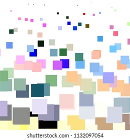 Abstract halftone background pattern. Squared colorful vector line illustration
