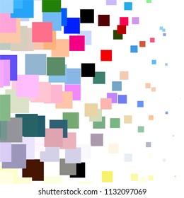 Abstract halftone background pattern. Squared colorful vector line illustration
