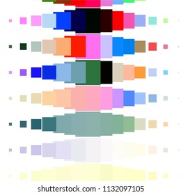 Abstract halftone background pattern. Squared colorful vector line illustration
