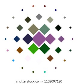 Abstract halftone background pattern. Squared colorful vector line illustration
