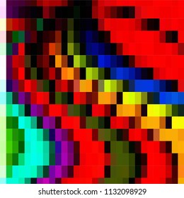 Abstract halftone background pattern. Squared colorful vector line illustration
