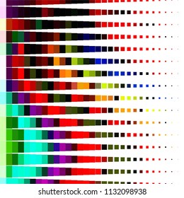Abstract halftone background pattern. Squared colorful vector line illustration
