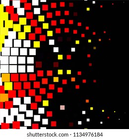 Abstract halftone background pattern. Squared colorful vector line illustration
