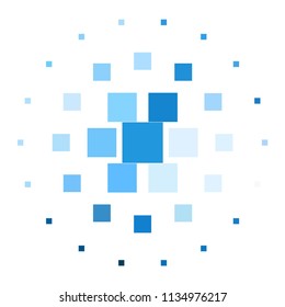 Abstract halftone background pattern. Squared colorful vector line illustration
