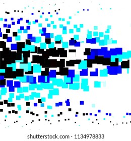 Abstract halftone background pattern. Squared colorful vector line illustration
