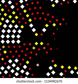 Abstract halftone background pattern. Squared colorful vector line illustration
