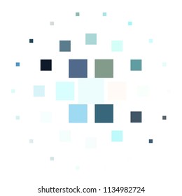 Abstract halftone background pattern. Squared colorful vector line illustration

