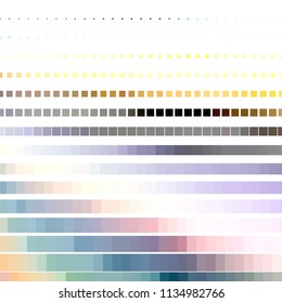 Abstract halftone background pattern. Squared colorful vector line illustration
