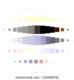 Abstract halftone background pattern. Squared colorful vector line illustration
