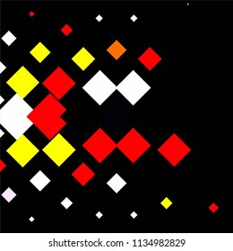 Abstract halftone background pattern. Squared colorful vector line illustration
