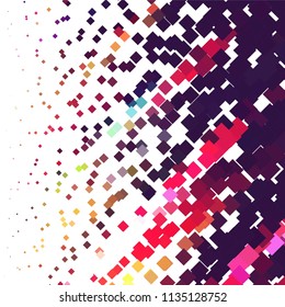 Abstract halftone background pattern. Squared colorful vector line illustration
