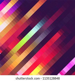 Abstract halftone background pattern. Squared colorful vector line illustration
