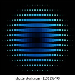 Abstract halftone background pattern. Squared colorful vector line illustration
