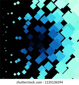 Abstract halftone background pattern. Squared colorful vector line illustration
