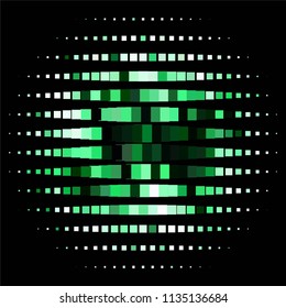 Abstract halftone background pattern. Squared colorful vector line illustration
