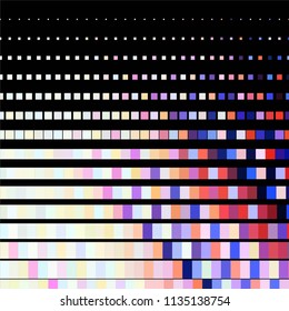 Abstract halftone background pattern. Squared colorful vector line illustration
