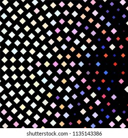 Abstract halftone background pattern. Squared colorful vector line illustration
