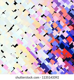 Abstract halftone background pattern. Squared colorful vector line illustration

