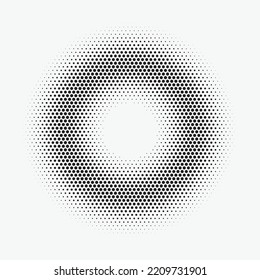 Abstract Halftone Background. Points Distressed Pattern. Fade Dotted Overlay. Vector illustration.