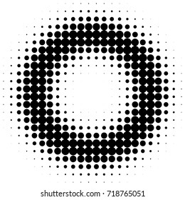 Abstract Halftone Background. Points Distressed Pattern. Fade Dotted Overlay. Vector illustration