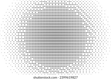 Resumen Patrón de textura de punto polka de fondo semitoneado en color blanco y negro