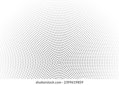 Abstraktes Halftone-Hintergrund Polka-Punktmuster auf schwarz-weißer Farbe