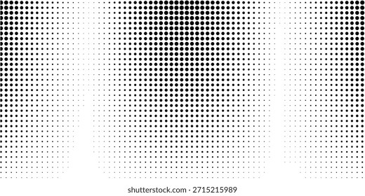 Fondo Abstractas de semitono Patrón de textura de lunares en color blanco y negro