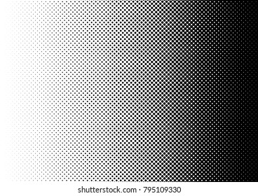 Abstract Halftone Background. Pop-art Distressed Overlay. Vintage Grunge Texture. Points Pattern. Vector illustration