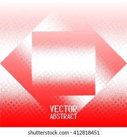 Abstract Halftone Background. Red Dots Pattern. Vector Illustration