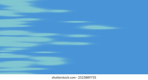 Fondo de semitono Abstractas. Las partículas redondas forman líneas.