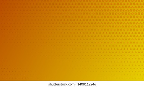 Abstract halftone background of small symbols in yellow colors