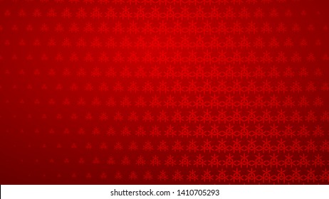Abstract halftone background of small symbols in red colors