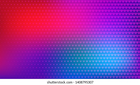Abstract halftone background of small symbolson colored spots